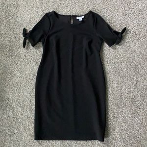 Black Bow Maternity Dress
